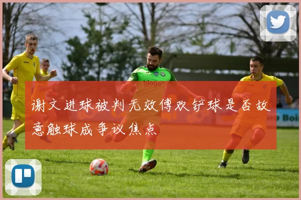 谢文进球被判无效傅欢铲球是否故意触球成争议焦点